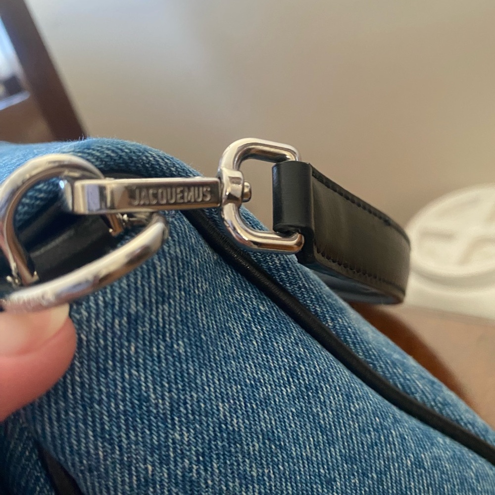 Jacquemus Denim Blue Shoulder Bag - Picture 4 of 12
